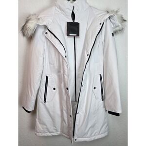 1 MADISON EXPEDITION COLLECTION‎ WOMEN'S PARKA HOODIE JACKET(WHITE, L) NWD